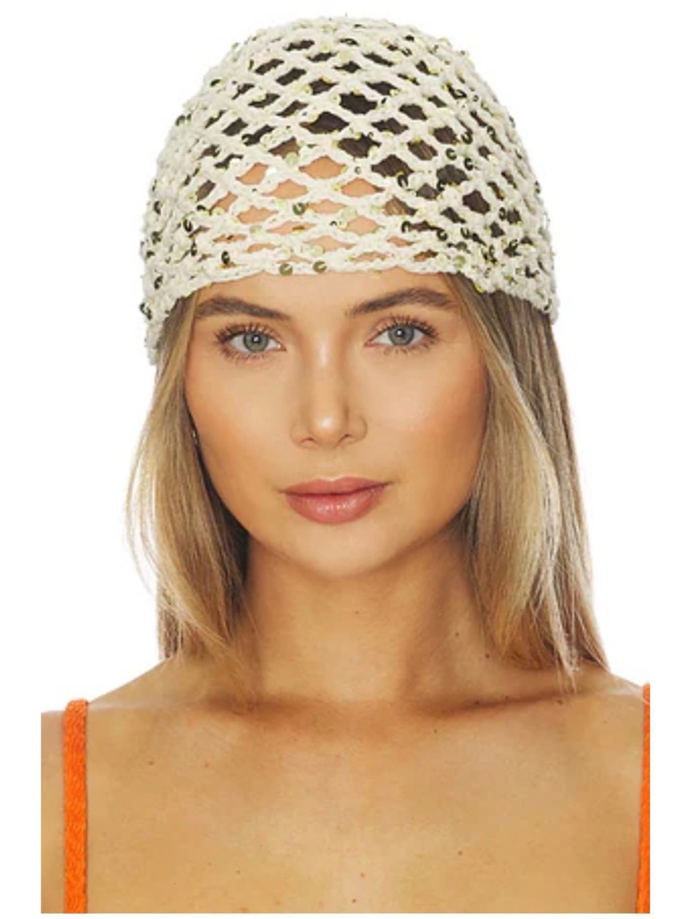 Lovers and friends tanya crochet hat in cream (tags on) one size $49